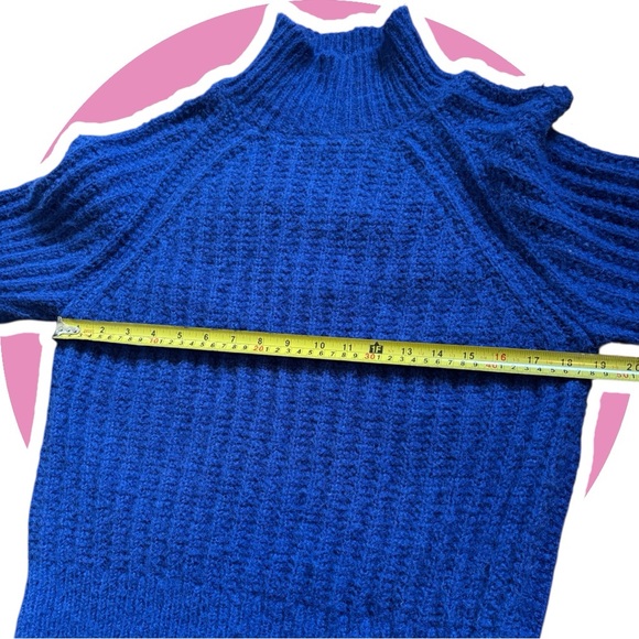 George // Royal Blue // Women's Turtleneck Sweater - Picture 4 of 7